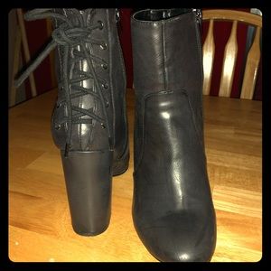 Zip up ankle boots